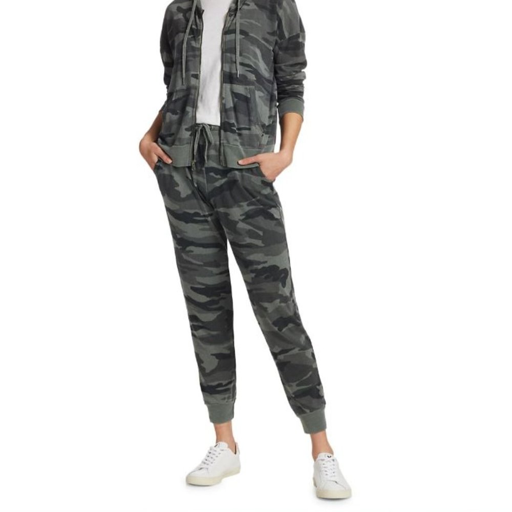 Splendid Camouflage Camo Army Green Joggers - XS